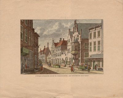 La maison des Indes occidentales à Middelburg - Jan after Bulthuis